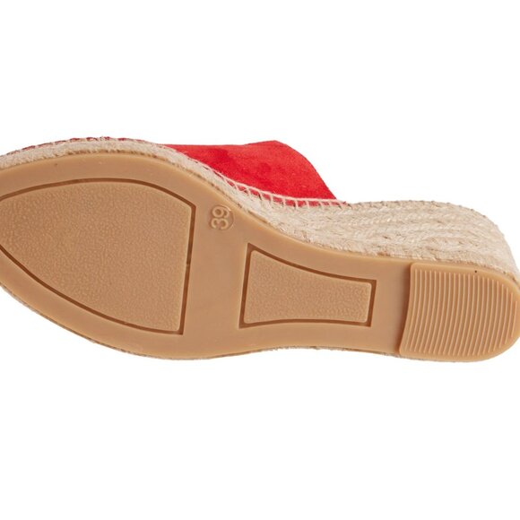 NEW JUTELIA Suede Wedge Espadrilles Slip On US 9 - 9.5 EU 40 New in Box - Picture 7 of 10